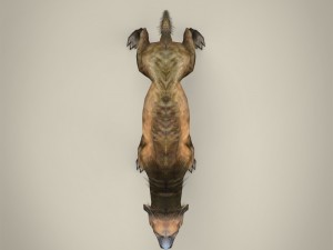 game ready fantasy hyena 3D-Modell