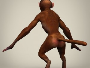 game ready realistic monkey 3D Model