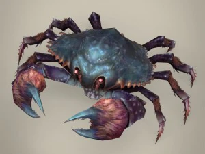 permainan siap krab fantasi Model 3D