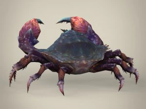 game ready fantasy krab 3D Model