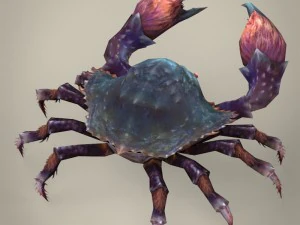 game ready fantasy krab 3D Model