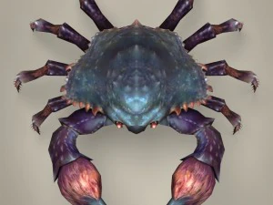 game ready fantasy krab 3D Model