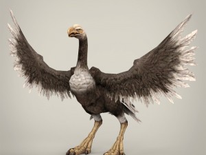 game ready fantasy vulture 3Dモデル