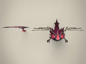 game ready fantasy death skeleton 3D Model