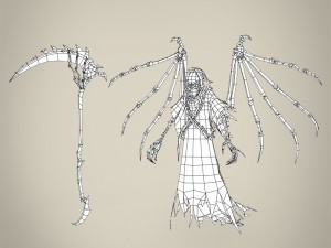 game ready fantasy death skeleton Modelo 3D
