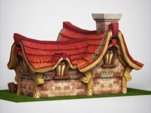 fantasy sweet house 3D Model