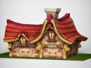 fantasy sweet house 3D Model