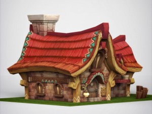 fantasy sweet house 3D Model