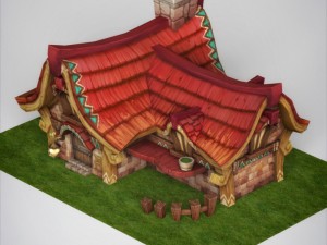 fantasy sweet house 3D Model