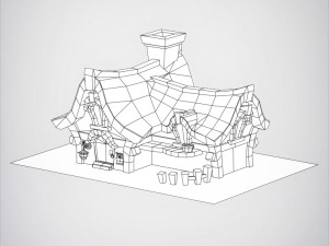 fantasy sweet house 3D Model