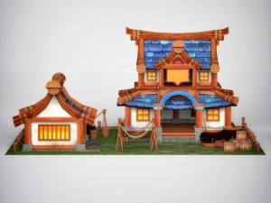 fantasy house Modelo 3D