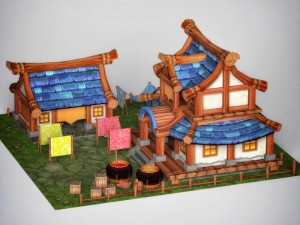 fantasy house Modelo 3D