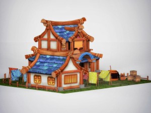 fantasy house Modelo 3D