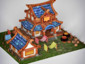 fantasy house Modelo 3D