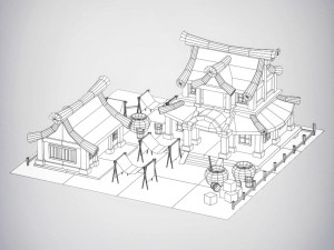 fantasy house Modelo 3D