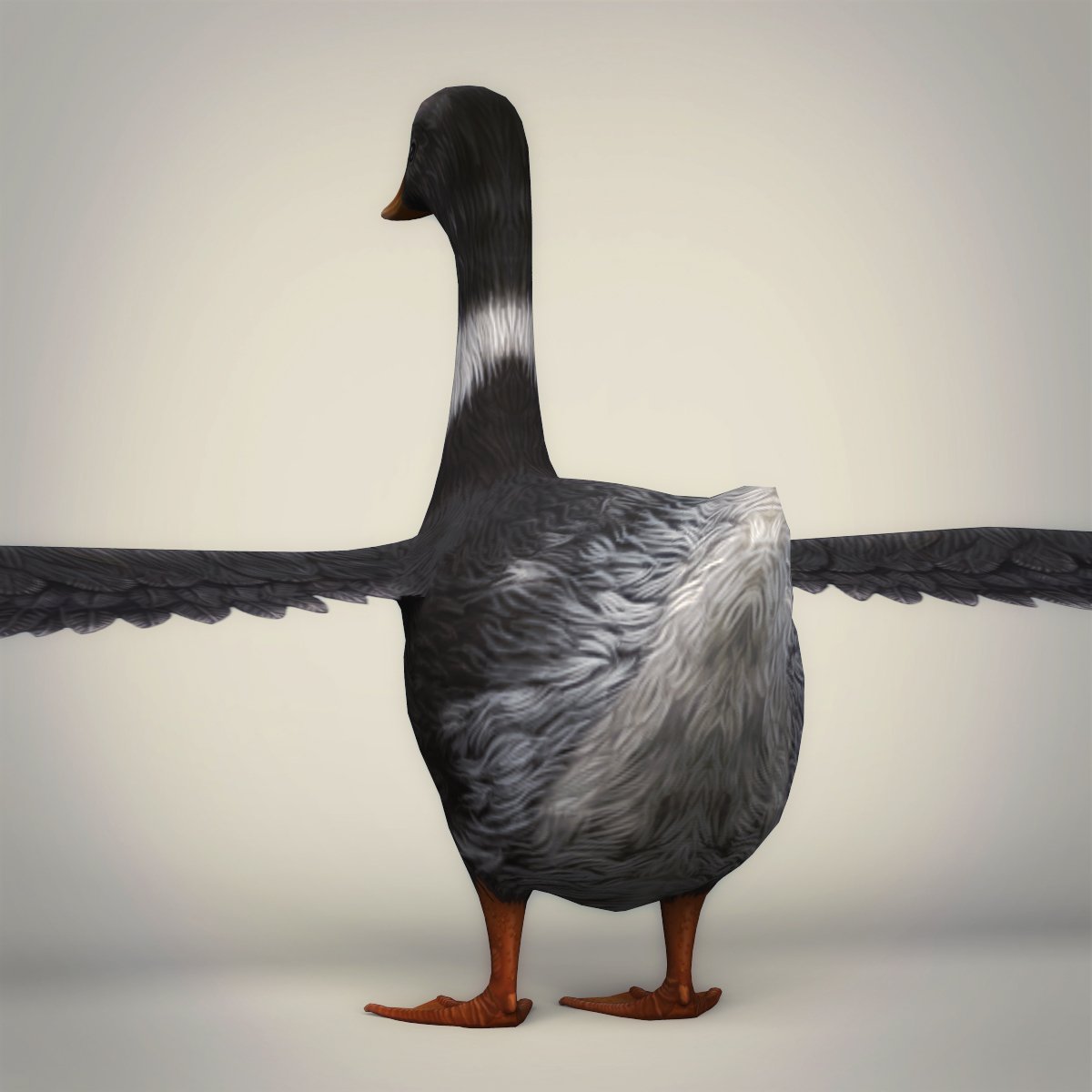 3d модель утки