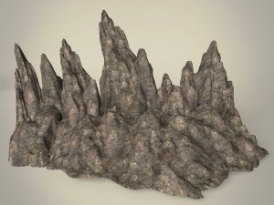 game ready mountain rocks collection Model 3D