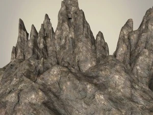 game ready mountain rocks collection 3D Model