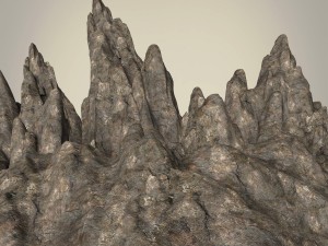 game ready mountain rocks collection Model 3D