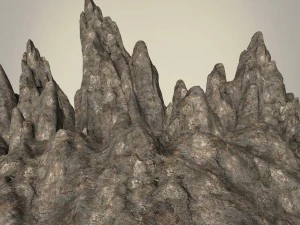 game ready mountain rocks collection 3D Model