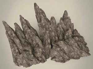 game ready mountain rocks collection 3D Model