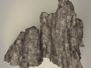 game ready mountain rocks collection Model 3D