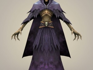 game ready fantasy skeleton death lord Modelo 3D