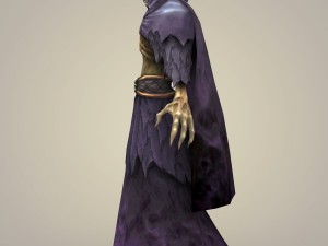 game ready fantasy skeleton death lord Modelo 3D
