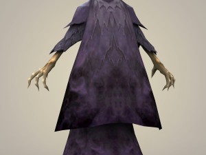 game ready fantasy skeleton death lord Modelo 3D