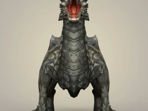 游戏准备好幻想怪物龙 3D 模型