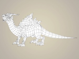 game ready fantasy monster dragon 3D Model