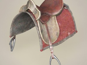 game ready realistic horse saddle collection 3D 模型