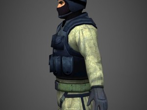 game ready military commando Modelo 3D