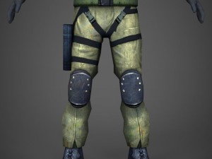 game ready military commando Modelo 3D