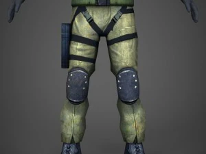 game ready military commando 3D Model