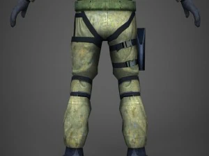 game ready military commando 3D Model