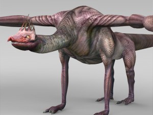 game ready prehistoric dragon 3D Model