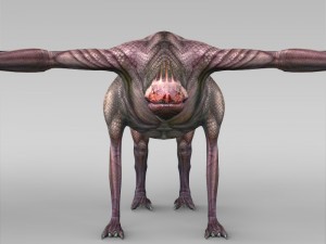 game ready prehistoric dragon 3D Модель