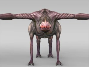 game ready prehistoric dragon 3D Model