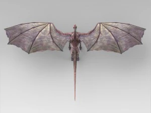 game ready prehistoric dragon 3D Model