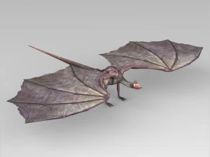 game ready prehistoric dragon 3D Model