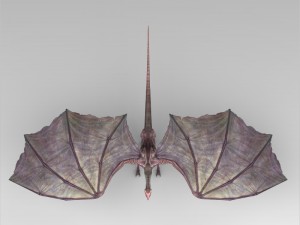 game ready prehistoric dragon 3D Модель
