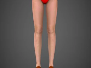 Babita donna realistica Modello 3D