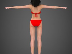 Realistic woman babita 3D Модель