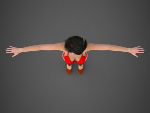 Realistic woman babita 3D Модель