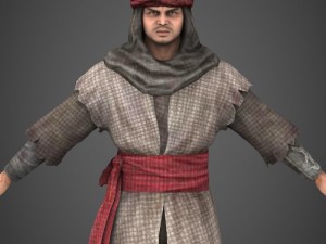 game ready arab man sohrab Modelo 3D
