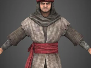 game ready arab man sohrab 3D Model