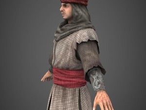 game ready arab man sohrab Modelo 3D