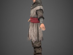 game ready arab man sohrab Modelo 3D