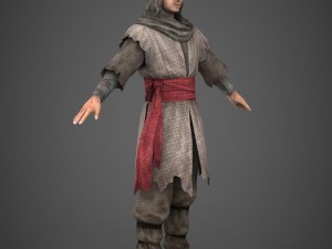 game ready arab man sohrab Modelo 3D